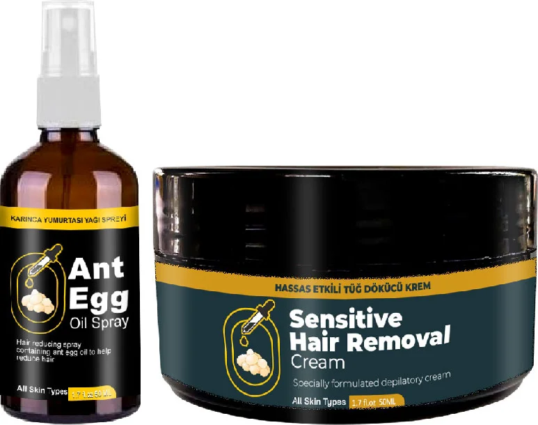 Karınca Yumurtası Yağı ve Kremi Tüydökücü Set | 50ml+50ml Doğal Tüy Dökücü Fiyatı, Yorumları ve Özellikleri