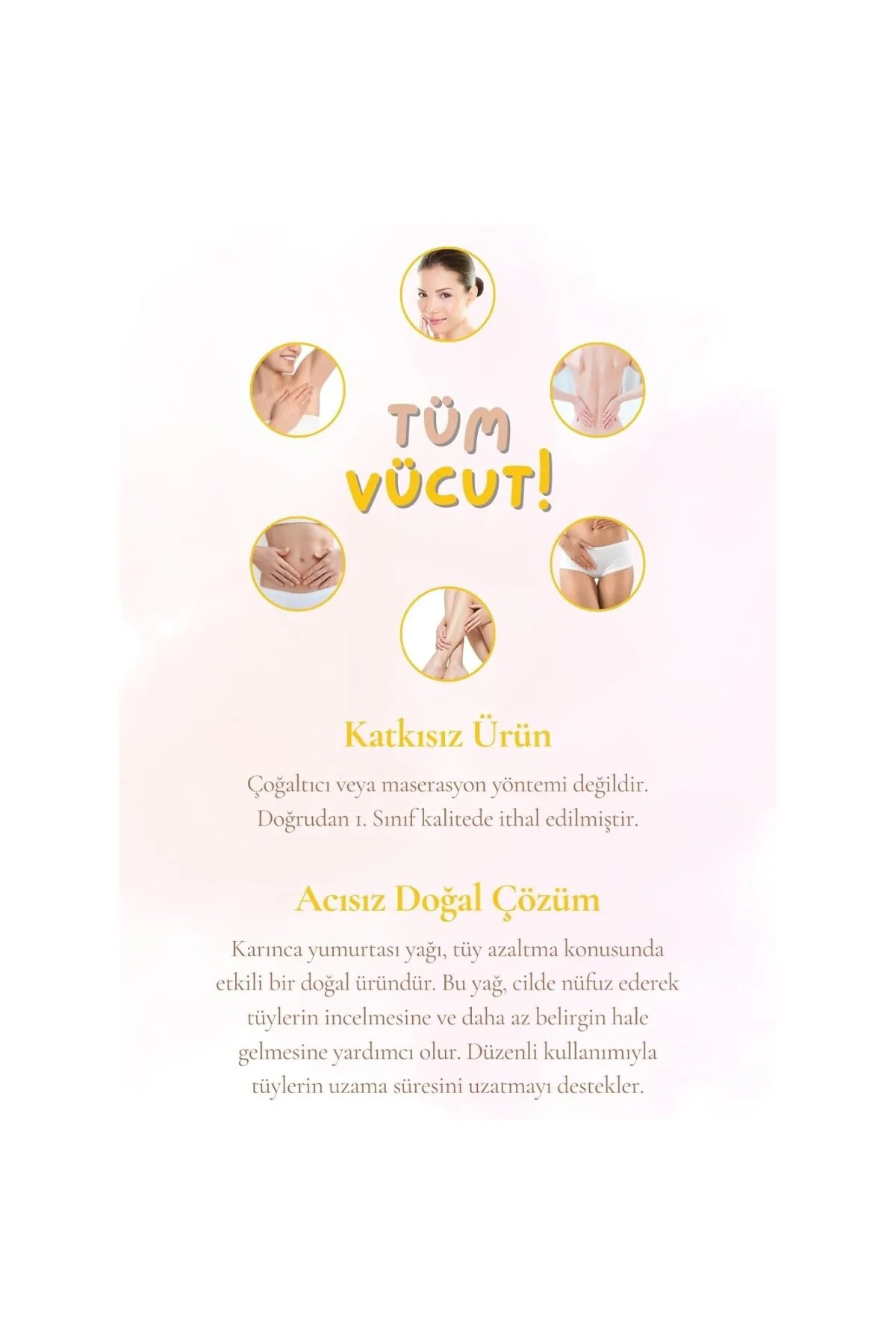 Karınca Yumurtası Yağı 50 ml - Epilasyon Sonrası Tüy Azaltıcı Bakım Yağı