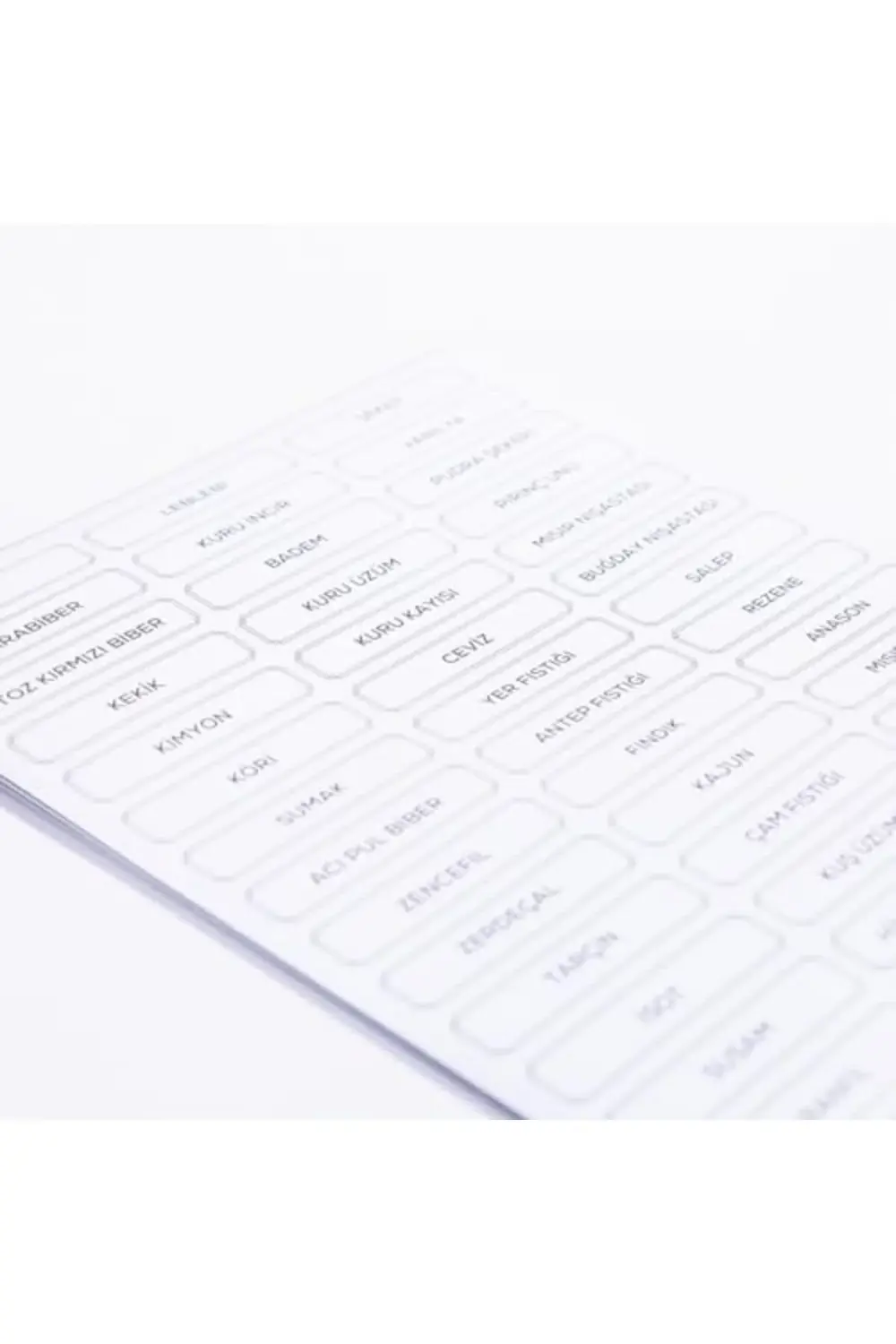 Karışık baharat, bakliyat, kuruyemiş sticker seti, 900 adet 39551