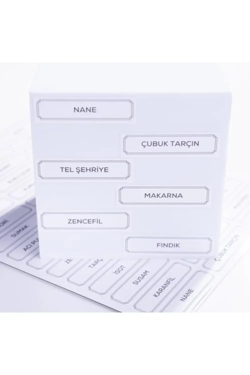 Karışık baharat, bakliyat, kuruyemiş sticker seti, 900 adet 39551