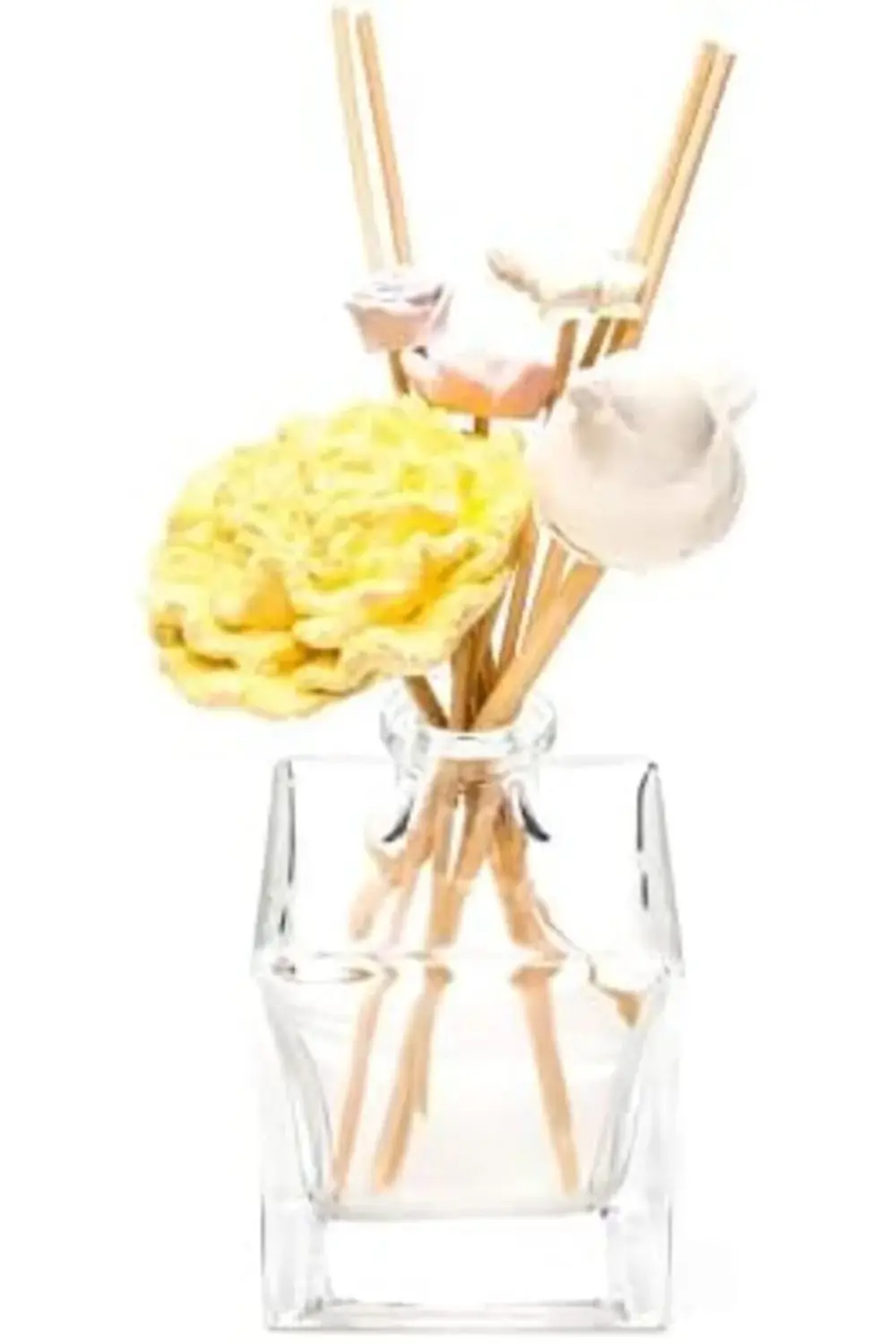 Karışık Çiçek Ve Kuş Taşlı 10'lu Bambu Kamış Seti 395519