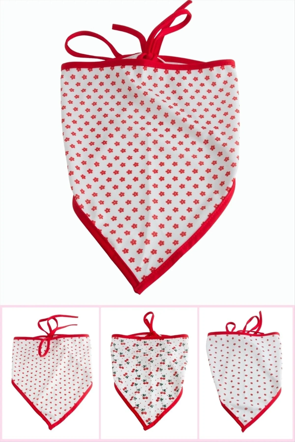 Karışık Desenli Bohem Bandana