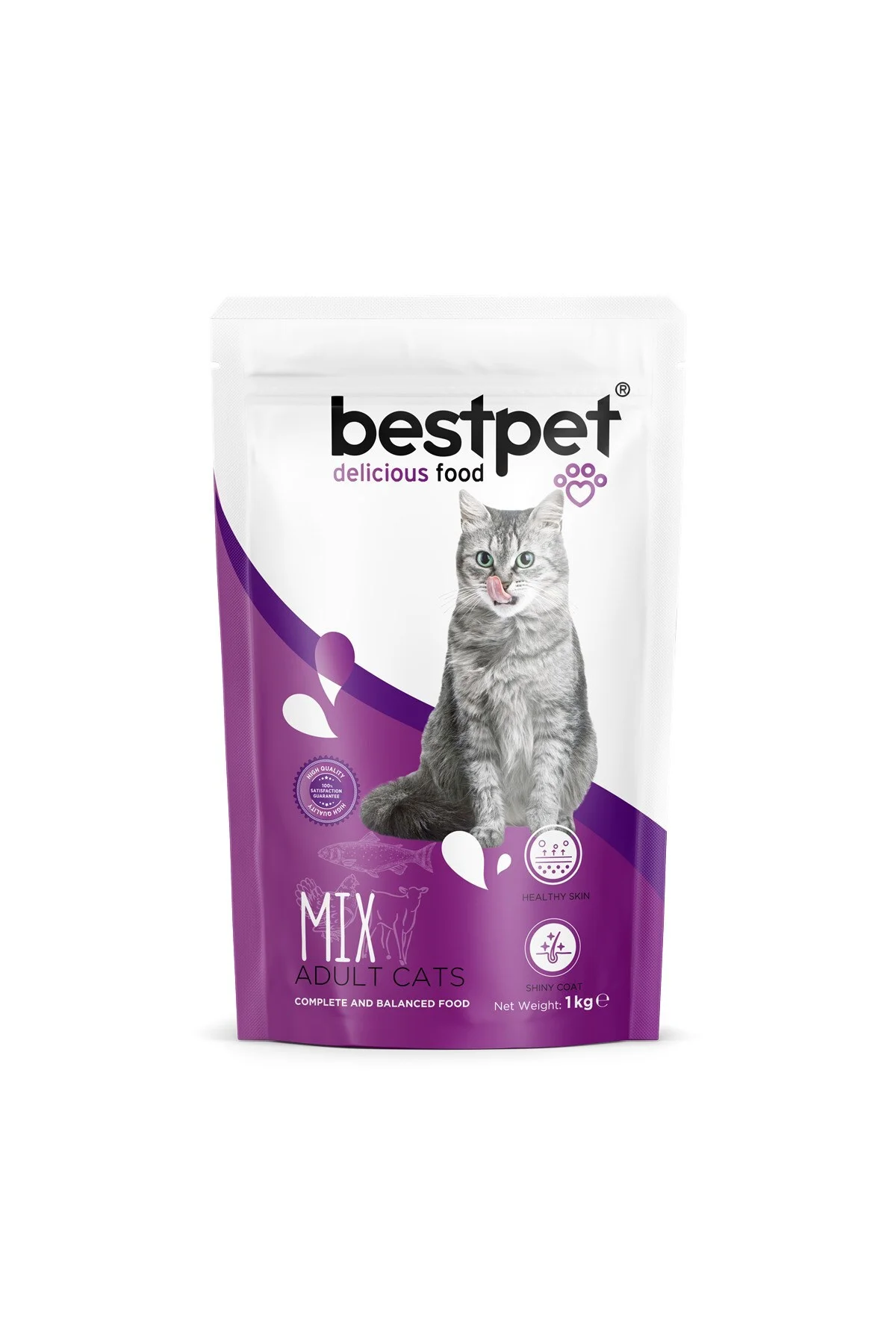 Karışık Etli Yetişkin Kedi Maması 1 Kg Karışık Etli Yetişkin Kedi Maması 1 Kg