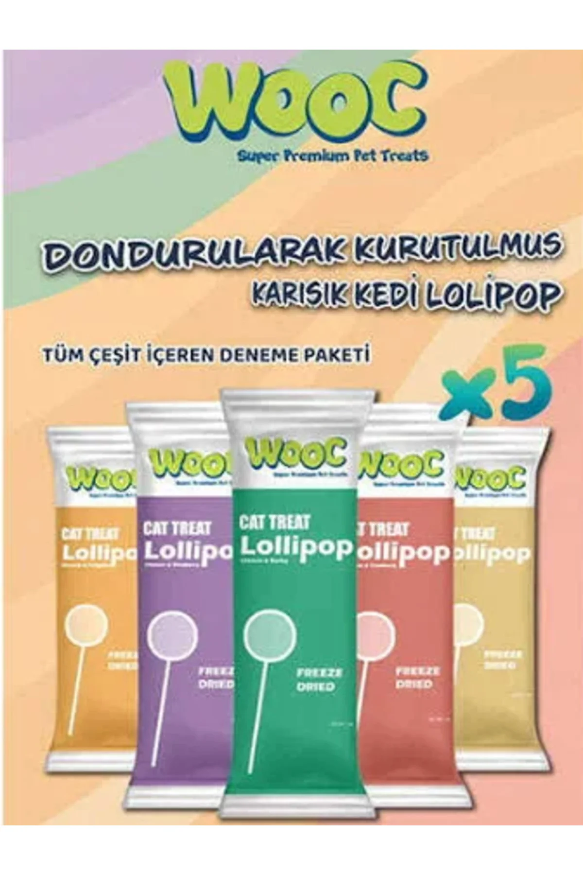 Karışık Kedi Ödülü Lolipop 1.4 Gr