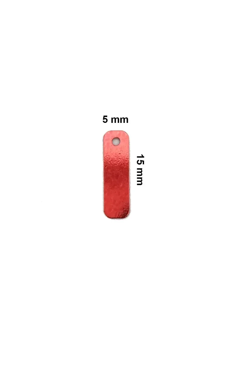 Karışık Renkler 15 x 5 mm Dantel Oya Yazma Halhal Abiye Lazer Kes