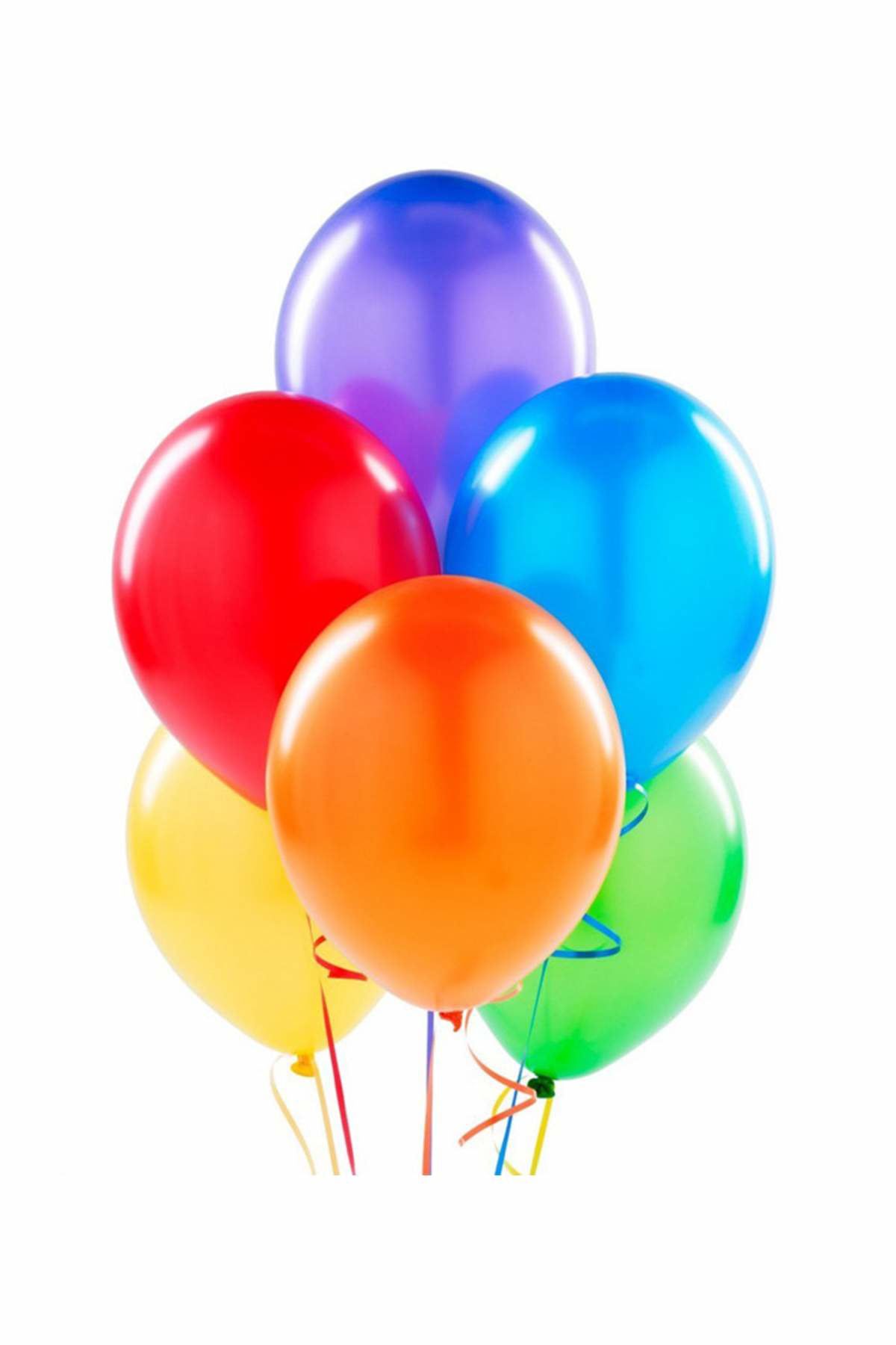 Just Cheap Store Karişik Renkli Metalik Süsleme Ve Parti Balonu 12 İnch 40 Adet