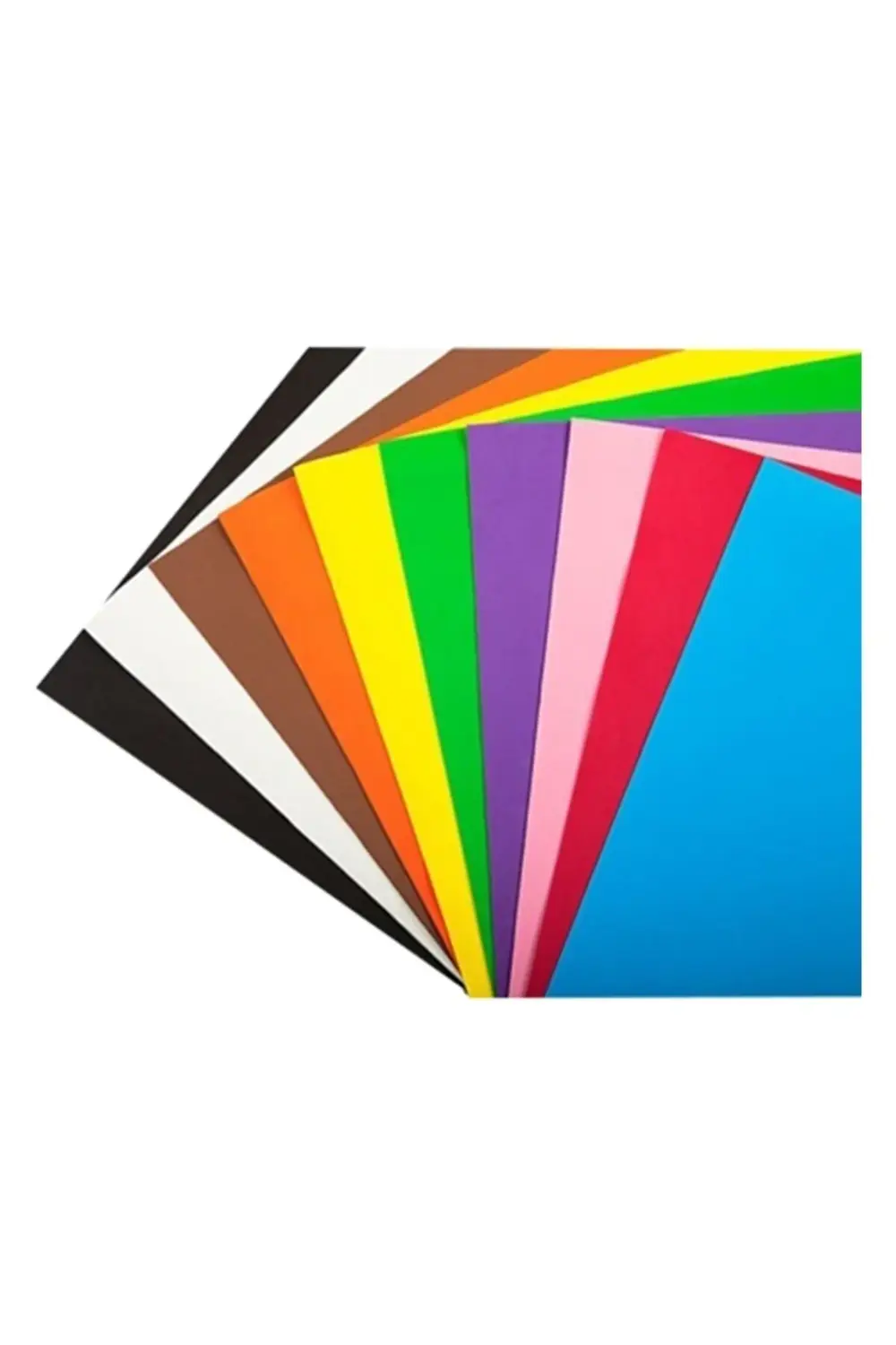 Karışık Renkli Fon Kar Renkli Fon Kartonu | 50x70 cm 10'lu