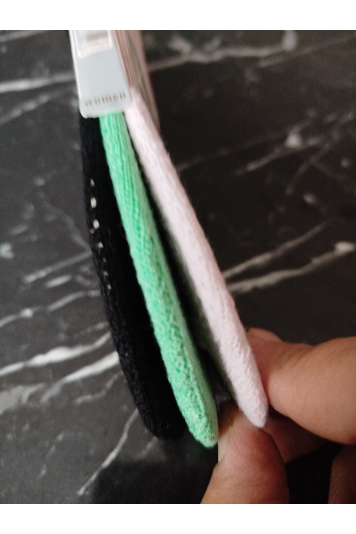 Sara Donna Karışık Renkte Delikli Çorap 3'Lü