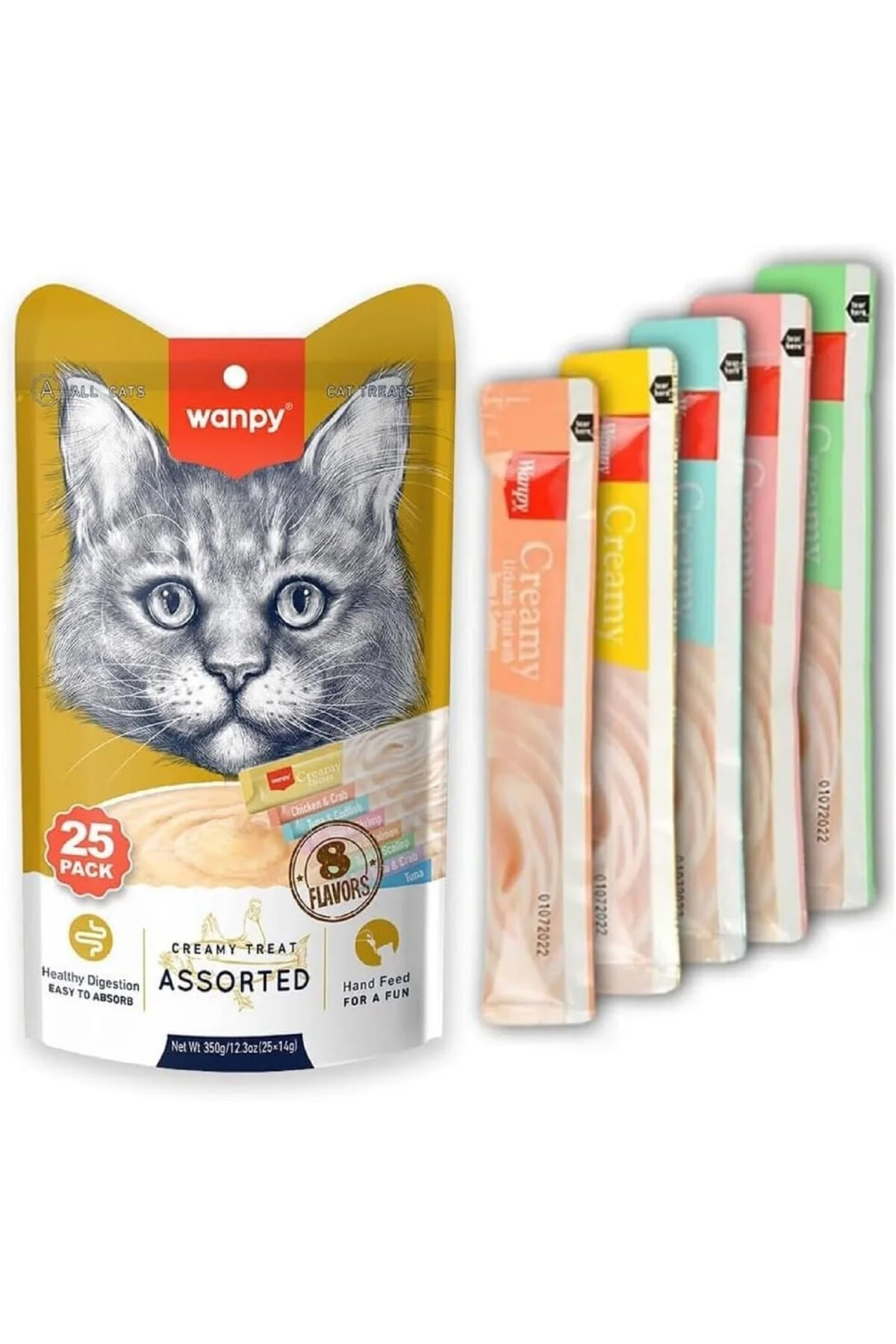 Karışık Sıvı Kedi Ödülü 25x14 gr