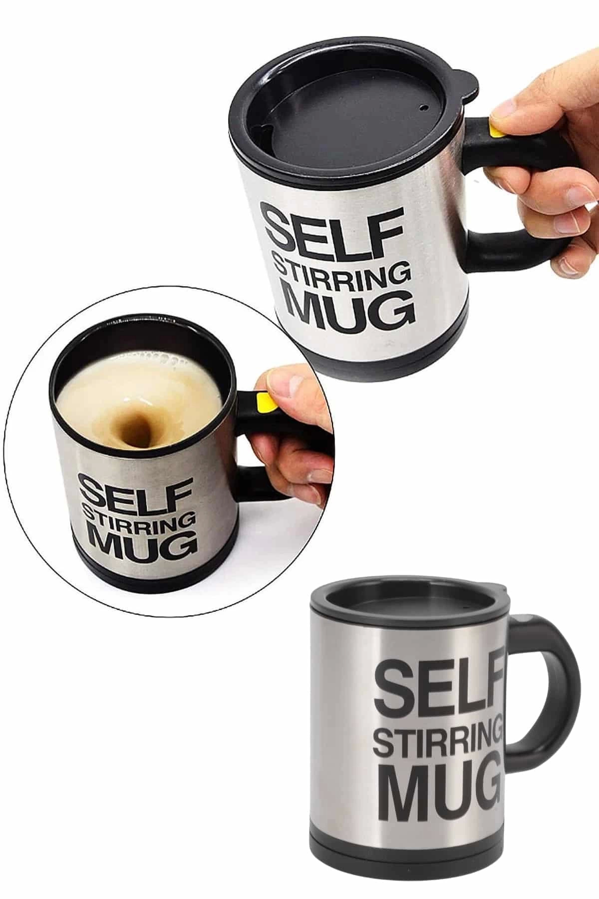 Rby Kariştirici Özellikli Mikser Kupa Bardak Kompakt Taşinabilir Mug