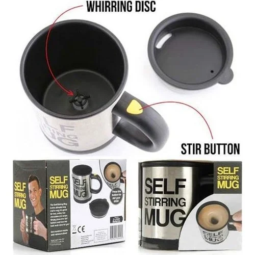 Karıştırıcı Özellikli Mikser Kupa Bardak Self Stirring Mug Bx40 Fiyatı, Yorumları ve Özellikleri