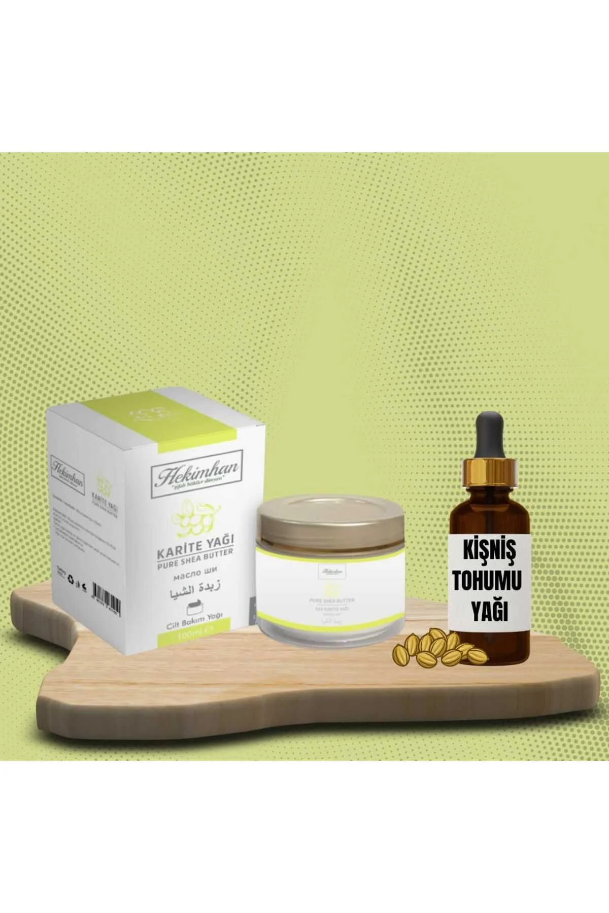 Karite Yağı 100 ml Kişniş Tohumu Yağı 20 ml Karite Yağı 100 ml Kişniş Tohumu Yağı 20 ml