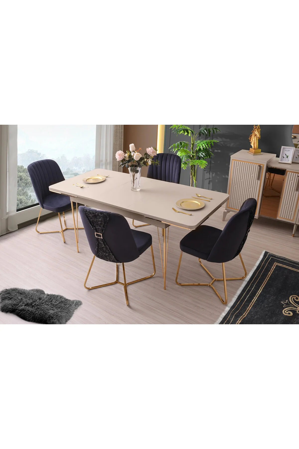 KARİZMA MDF YEMEK MASASI+ 6 SANDALYE Fiyatı, Yorumları ve Özellikleri