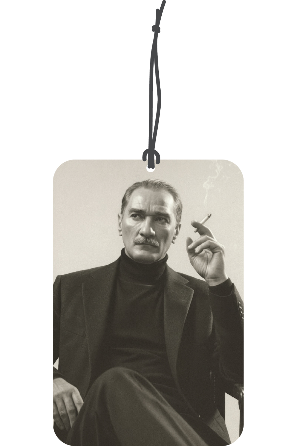 Karizmatik Gazi Atatürk Görselli Çift Yönlü Dekoratif Oto Kokusu 