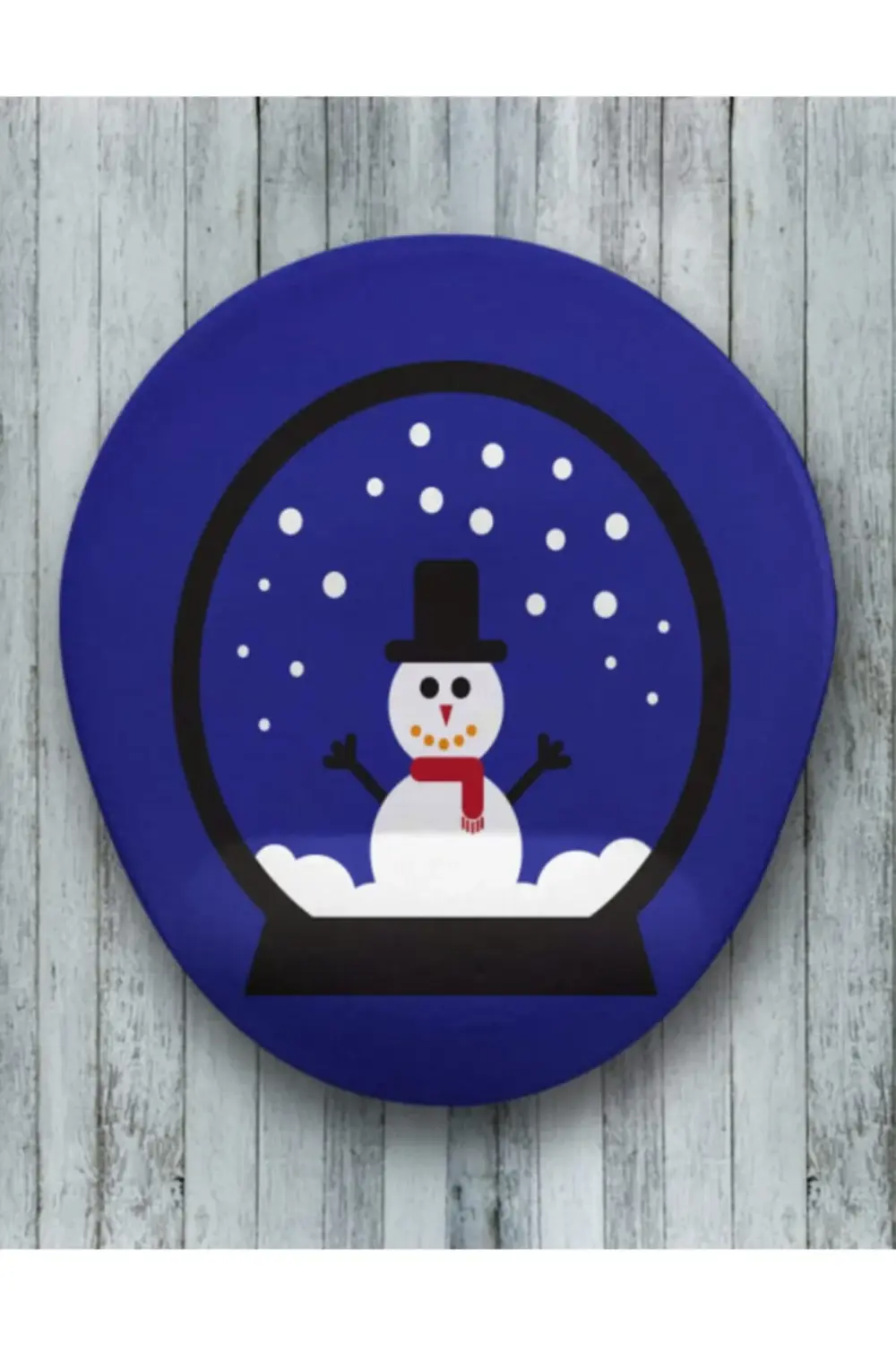 Karküresi Oval Bilek Destekli Mouse Pad