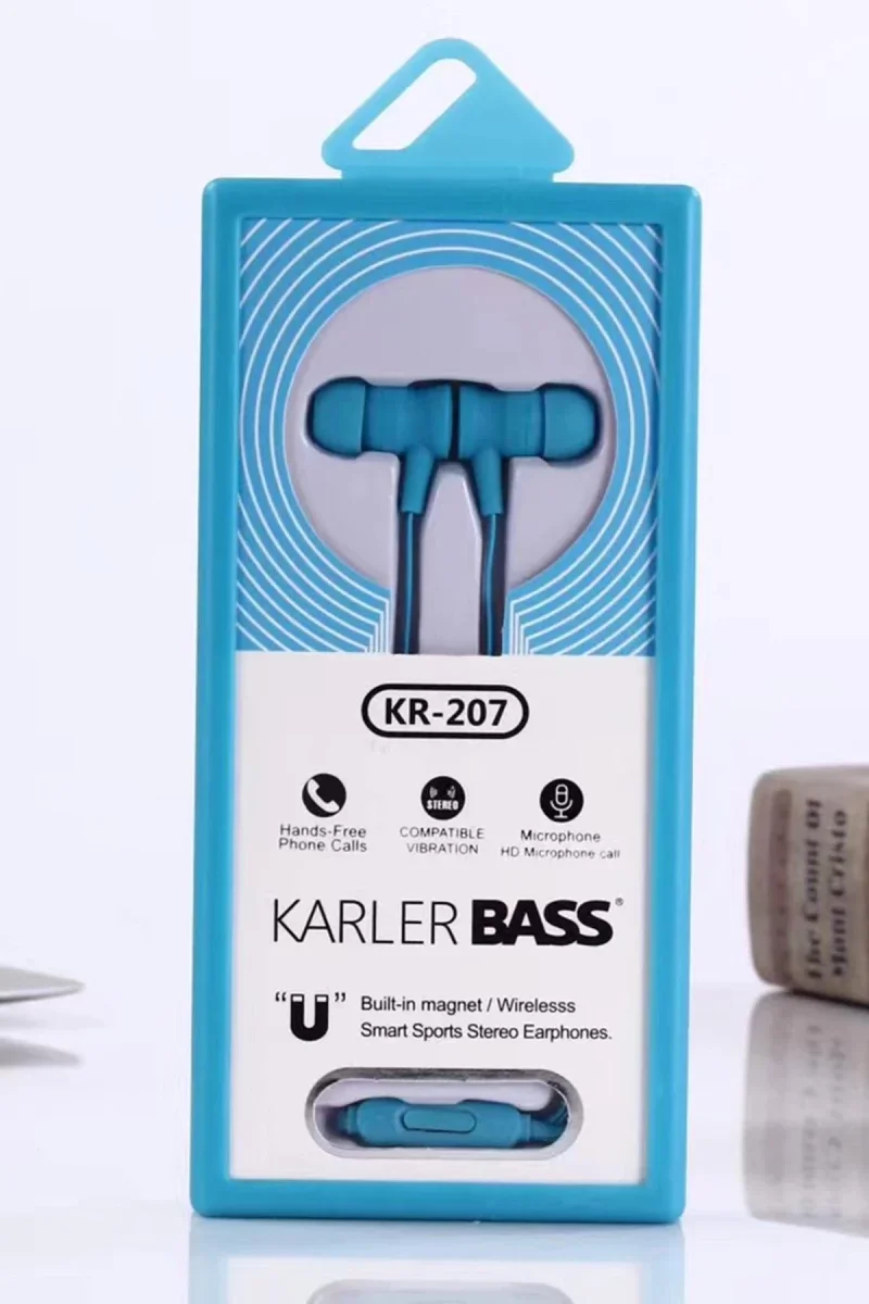 Karler Bass KR-207 Mıknatıslı Kablolu Kulaklık - Mavi Fiyatı, Yorumları ve Özellikleri