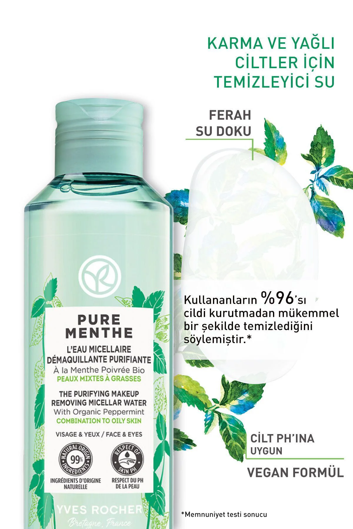 Karma-Yağlı-Akne/Sivilce Eğilimli Cilt, Prebiyotik Micellar Makya