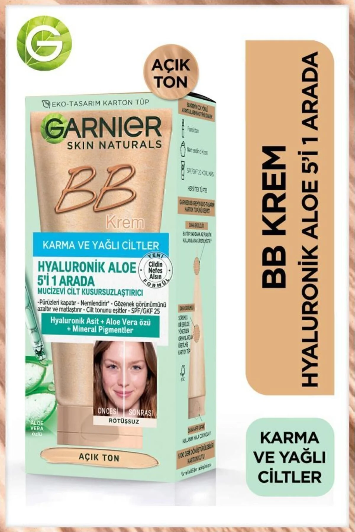 Karma Yağlı Ciltler için BB Krem Açık Ton 40 ml 3600541202214 Karma Yağlı Ciltler için BB Krem Açık Ton 40 ml 3600541202214