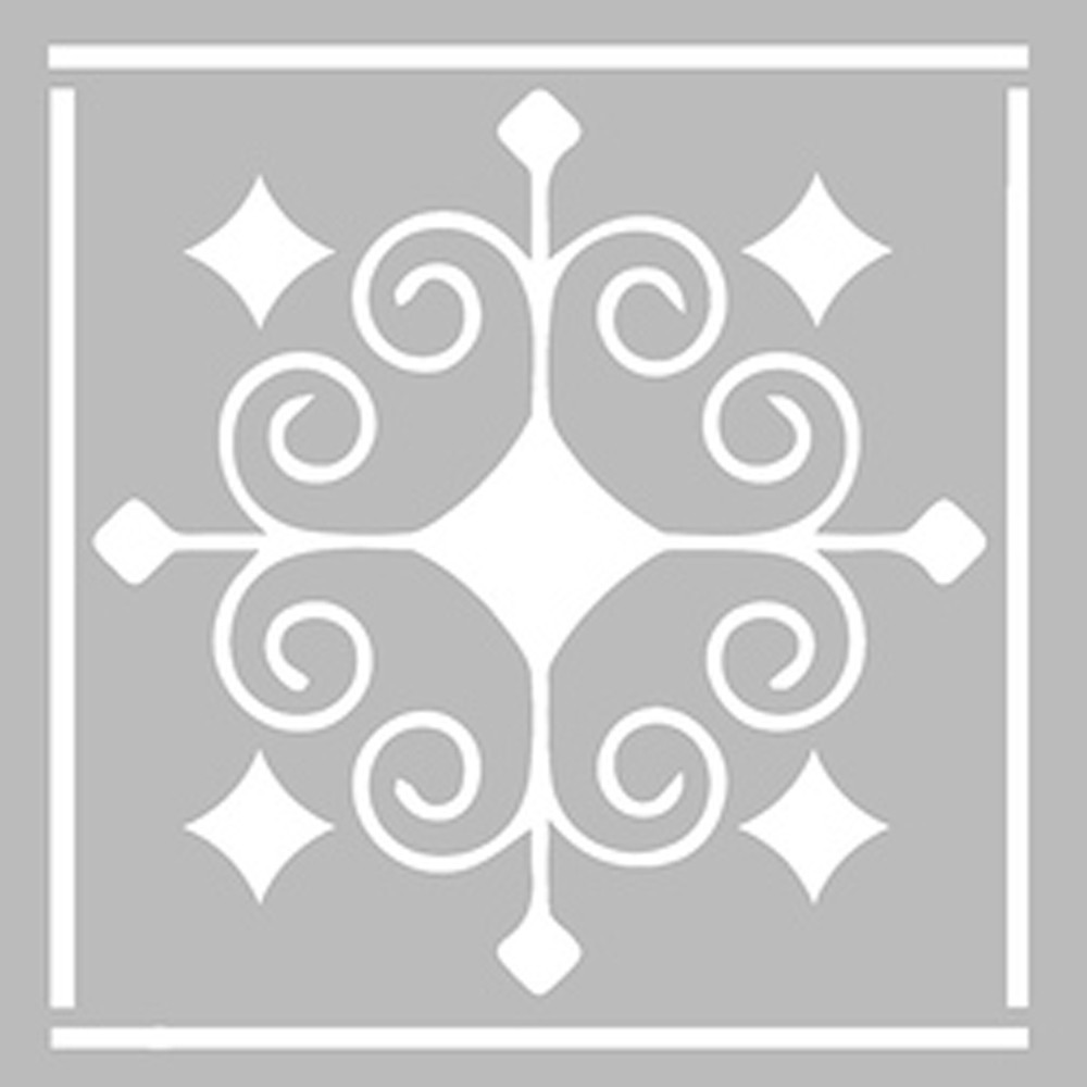 Artikel Karo 29 Stencil Boyama Şablonu 30X30 Cm, Duvar Stencil, Fayans St