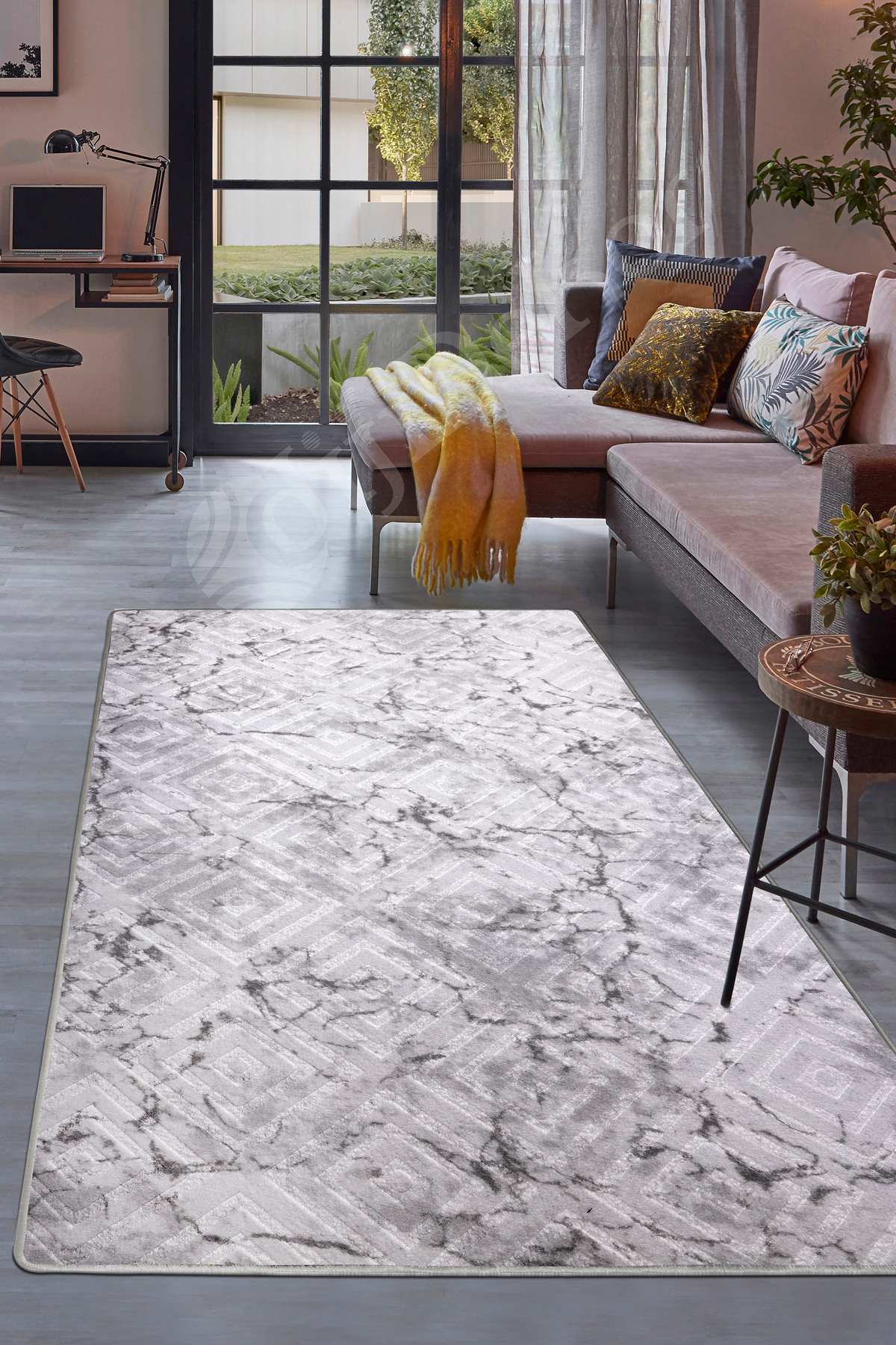 KAROBİ Halı GRİ Yıkanabilir Kaymaz Kesme Halı Yolluk 80x150 Fiyatı, Yorumları ve Özellikleri