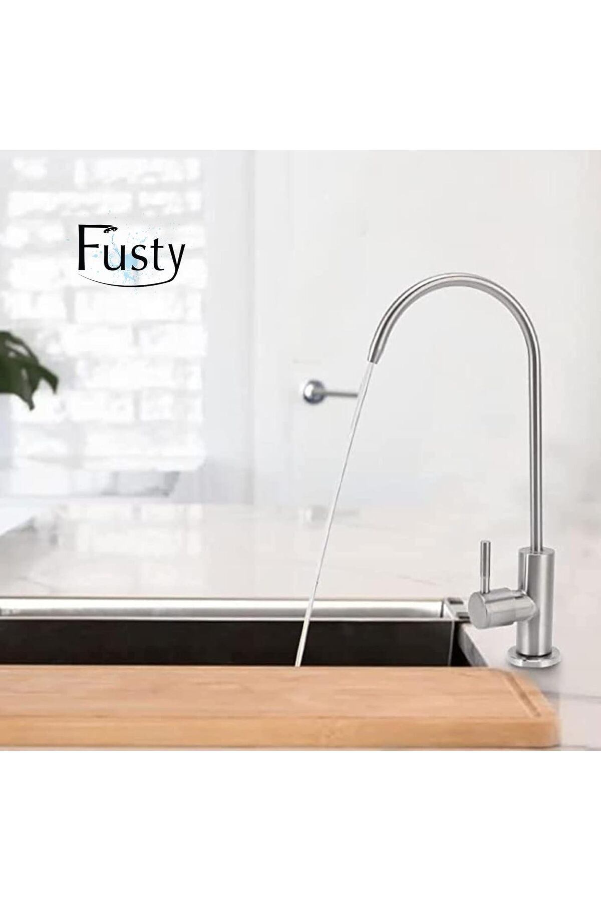 KarokTicaretSell FUSTY Krom Kaliteli Arıtma Musluğu - Tezgahüstü