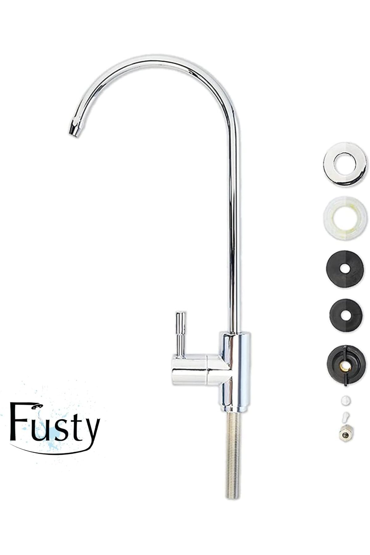KarokTicaretSell FUSTY Krom Kaliteli Arıtma Musluğu - Tezgahüstü