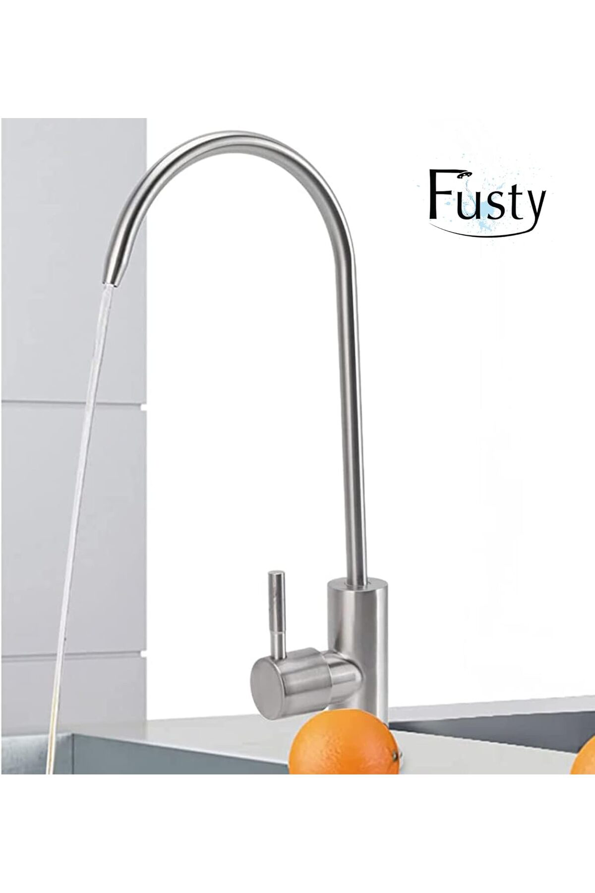 KarokTicaretSell FUSTY Krom Kaliteli Arıtma Musluğu - Tezgahüstü