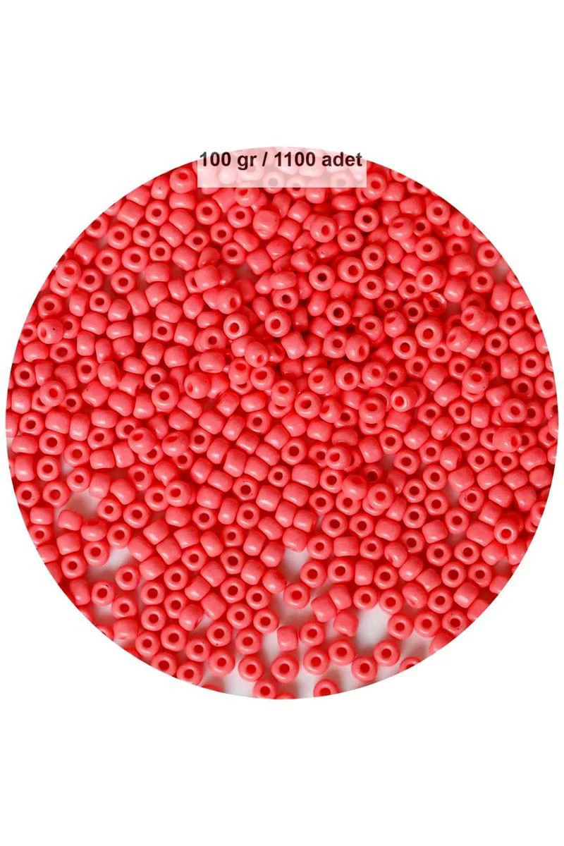 Karpuz Pembesi 4 mm Cam Boncuk – 100 Gram / ~1100 Adet Oya Bileklik Yapımı İçin Fiyatı, Yorumları ve Özellikleri
