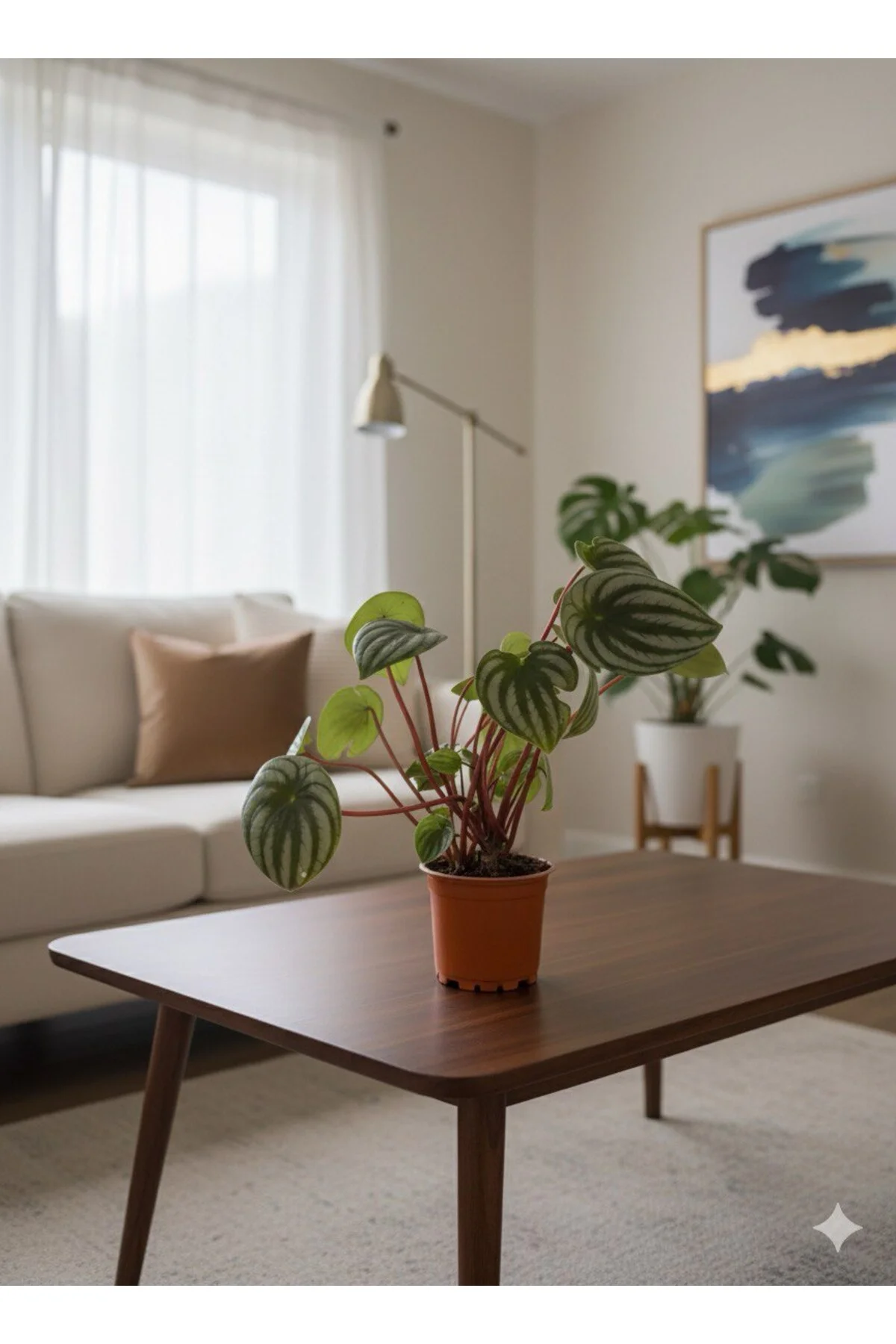 Karpuz Peperomia Argyreia (Watermelon Peperomia) - Eşsiz Yaprak Desenli Salon Bitkisi Karpuz Peperomia Argyreia (Watermelon Peperomia) - Eşsiz Yaprak Desenli Salon Bitkisi - Görsel 3