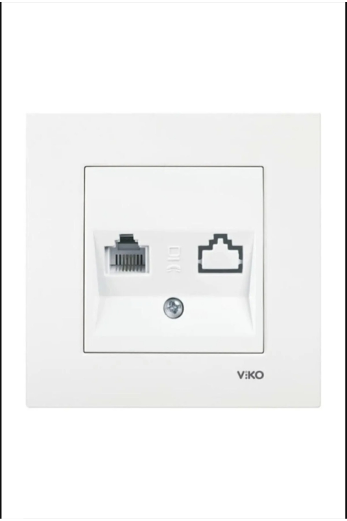 KARRE 12'Lİ BEYAZ NÜMERİS TELEFON PRİZİ