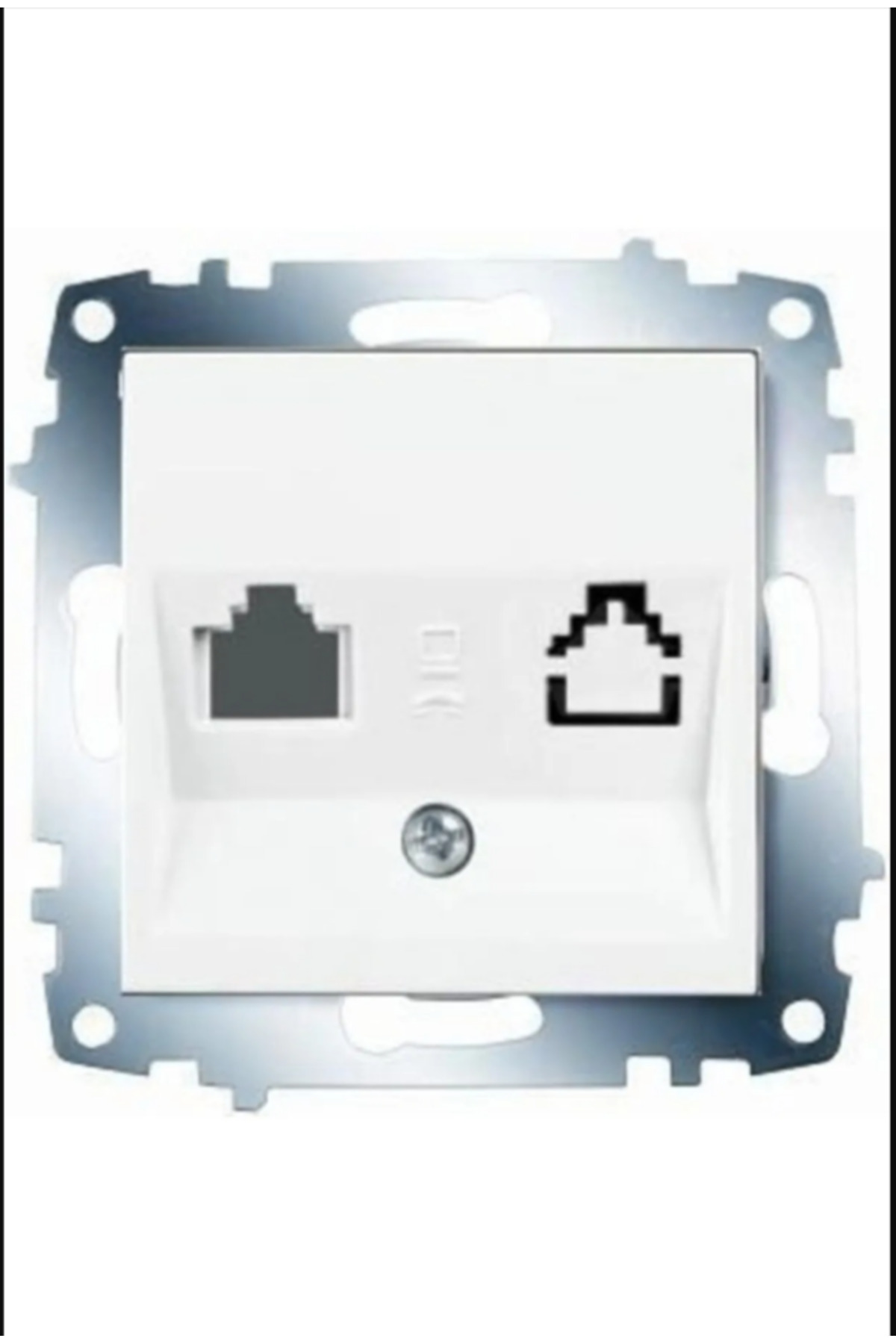 KARRE 12'Lİ BEYAZ NÜMERİS TELEFON PRİZİ