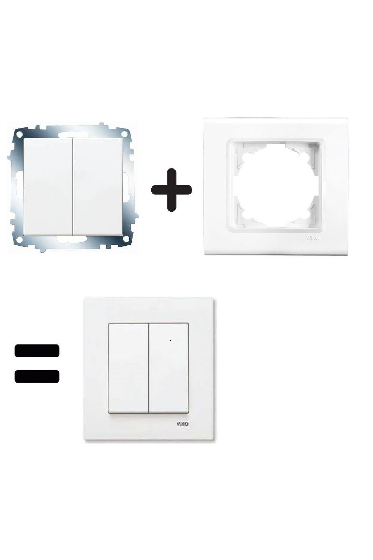 Karre Beyaz Komitatör Çerçeve Dahil