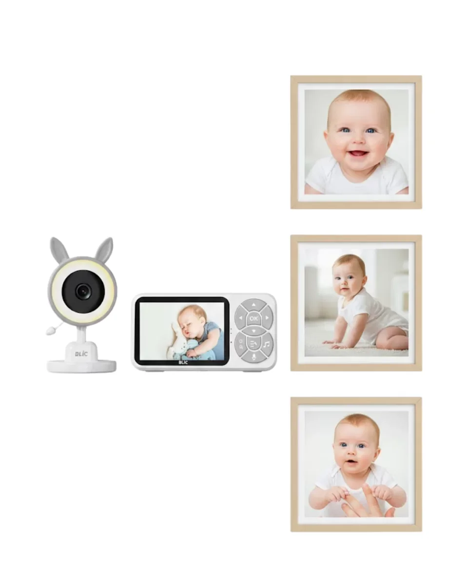 Karşılıklı Sesli Bebek Kamerası 4x Zoom Sıcaklık Sensörlü Yeni Nesil