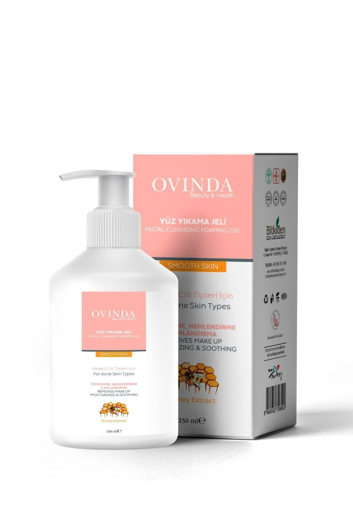 Ovinda Karşiti Yüz Yikama Jeli Akneli Ciltler 250 Ml Nemlendirme - Temiz