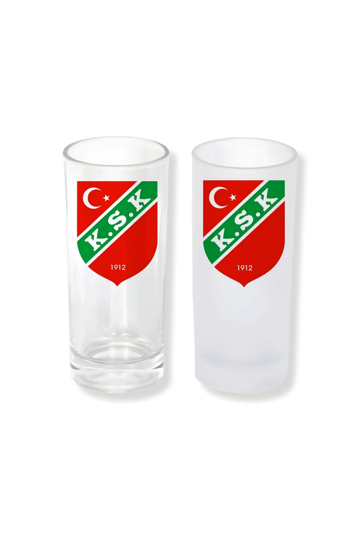 Karşıyaka Spor Buzlu / Buzsuz Seçenekli Rakı Bardağı – 1 Adet Şık