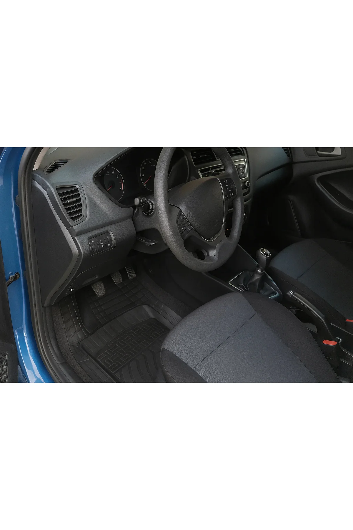 Kartal 1993 3D 5 Parça 3,5 Cm Havuzlu Oto Paspas Siyah