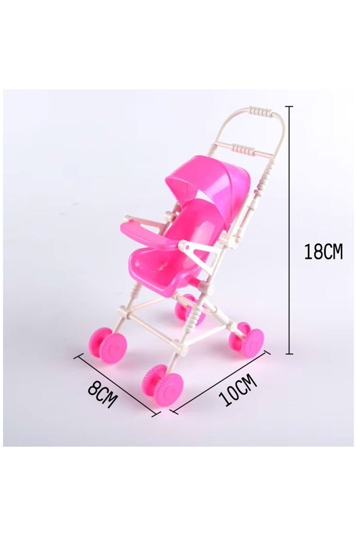 Oyuncak Store Kartela Mini Bebek Arabası - Mini Puset Bebek Arabası 17X10x7 Cm