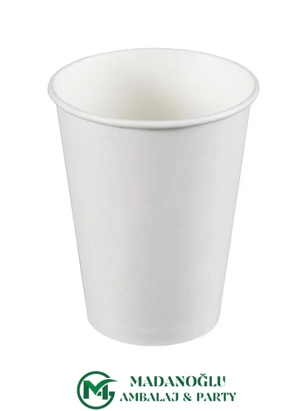Karton Bardak 12 oz Beyaz 50 adet