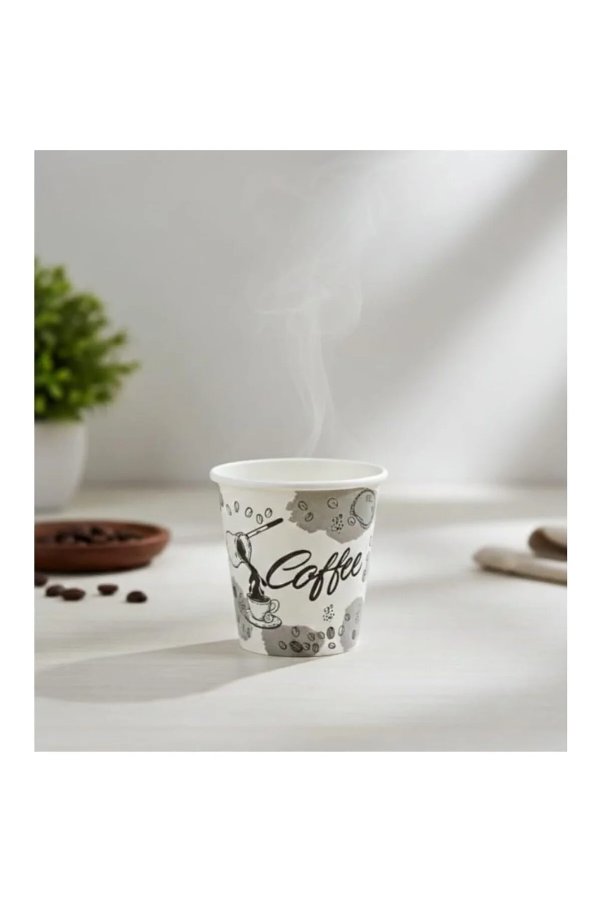Karton Bardak 2,5 Oz 50 Adet Kahve Bardağı Türk Kahvesi Bardağı Küçük Bardak Espresso Barda