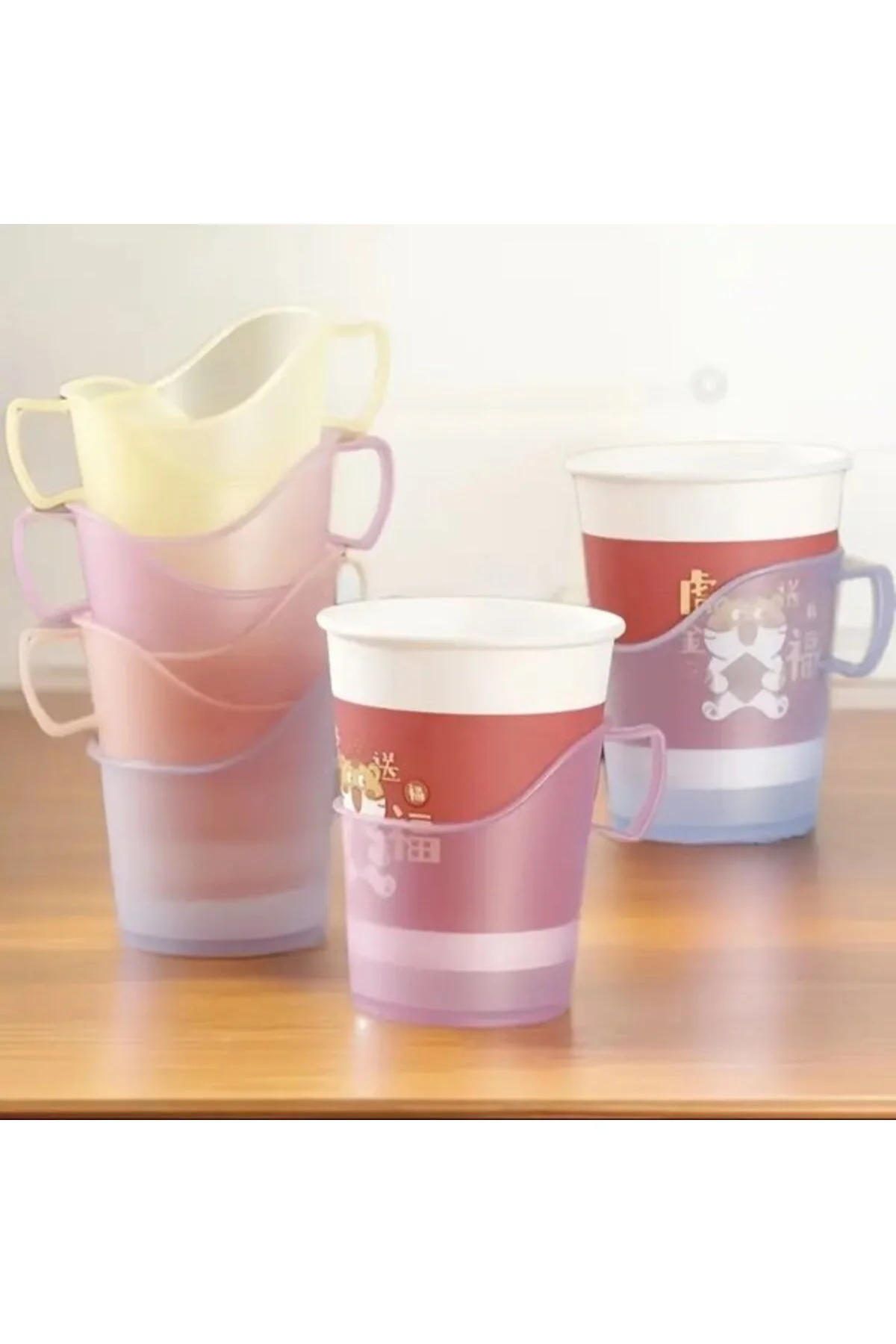 Karton Bardak Taşıma Aparatı 8'li Set