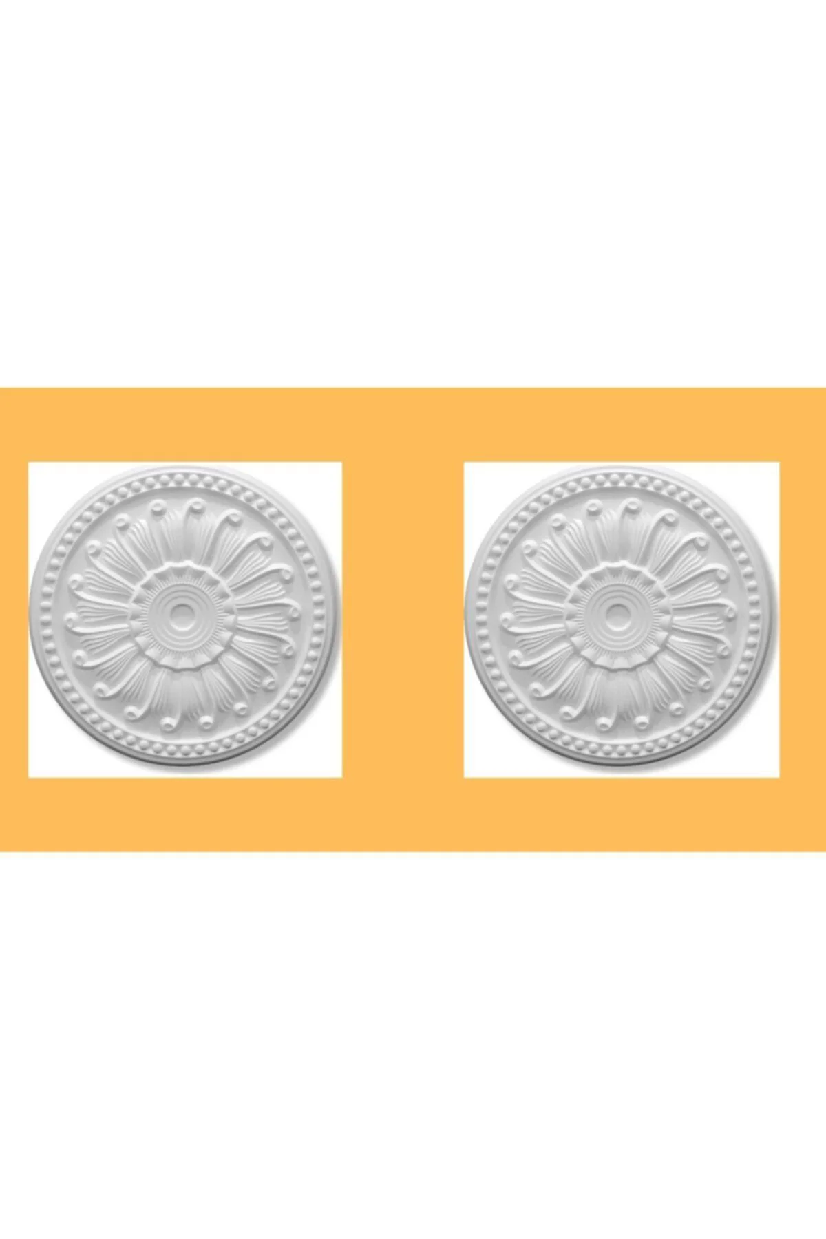 Kartonpiyer Strafor Göbek Büyük Salyangoz- 46 cm 2'li