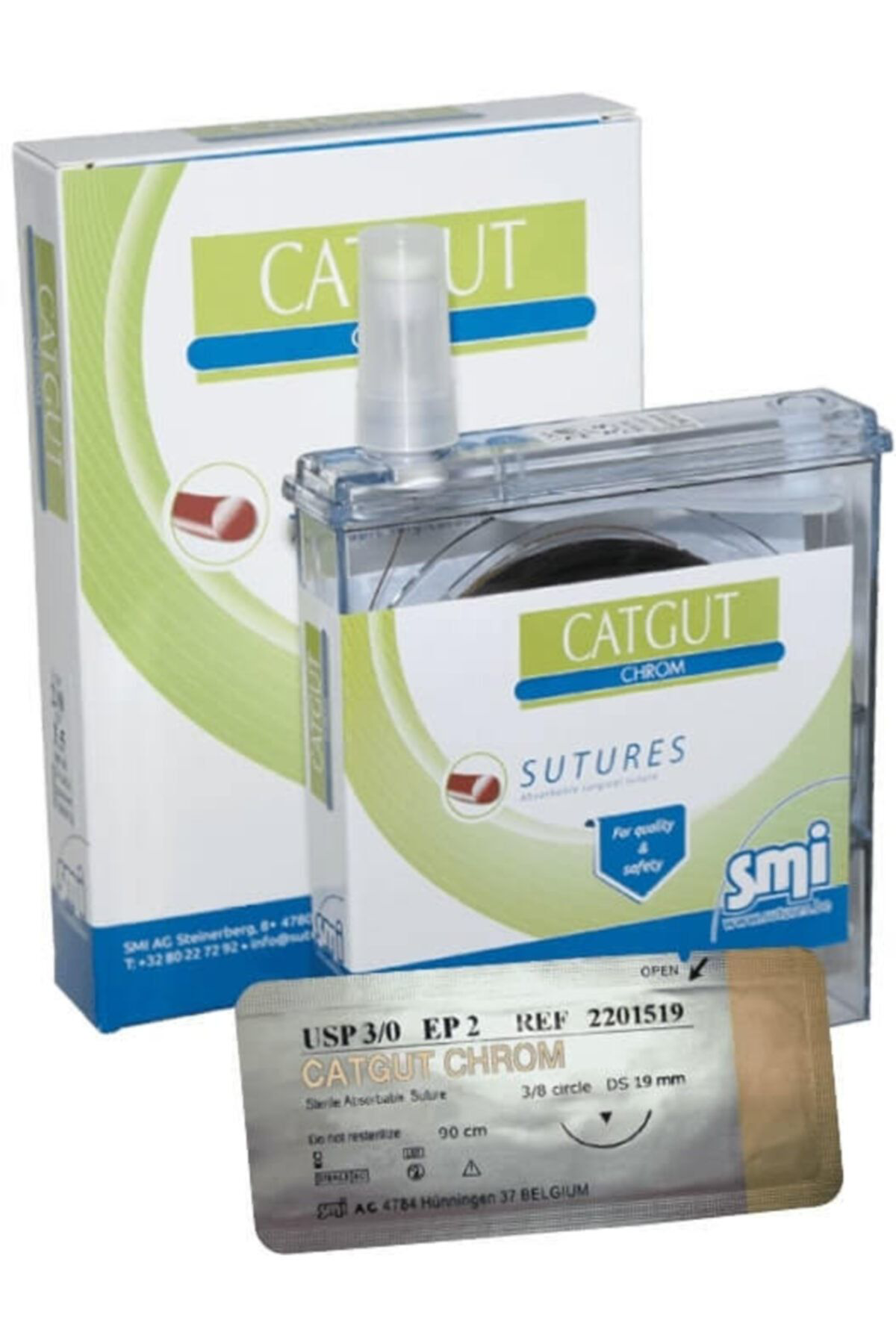 Smi Kartuş Krom Cerrahi Katküt-50 Mt-Catgut Chrom