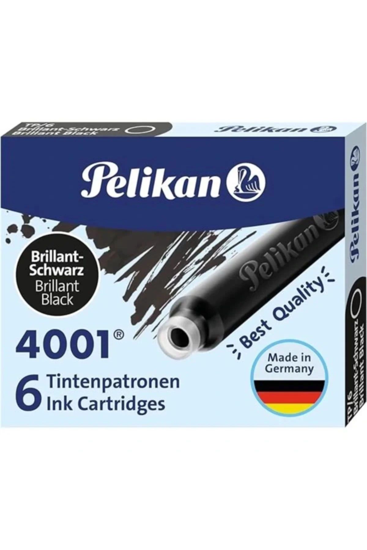 Kartuş Serisi TP6X Dolma Kalem Kartuşu Siyah