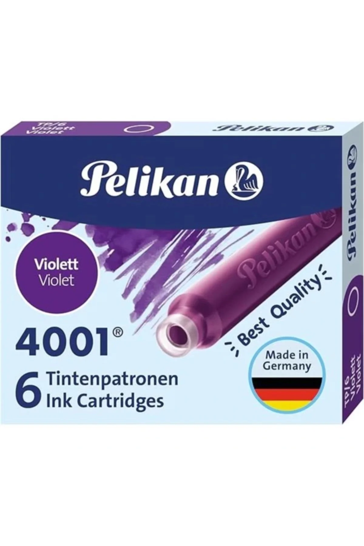 Kartuş Serisi Tp6X Dolma Kalem Kartuşu Mor