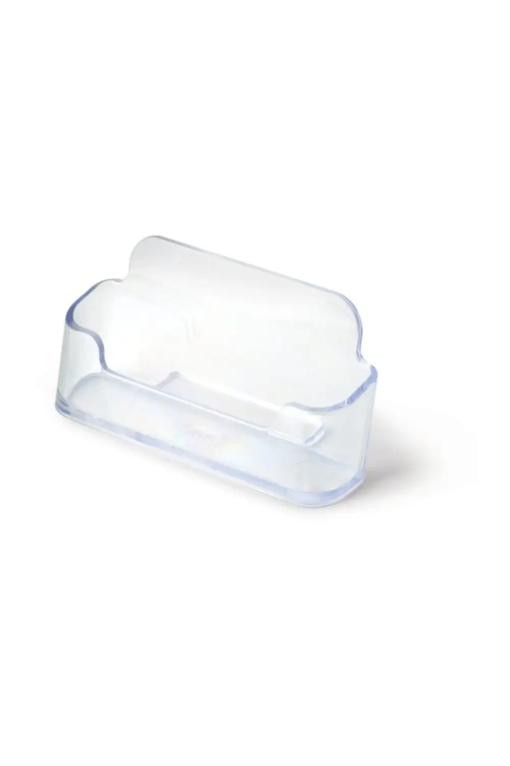 Kartvizit Oval Şeffaf Oval Masa Üstü Kartvizitlik