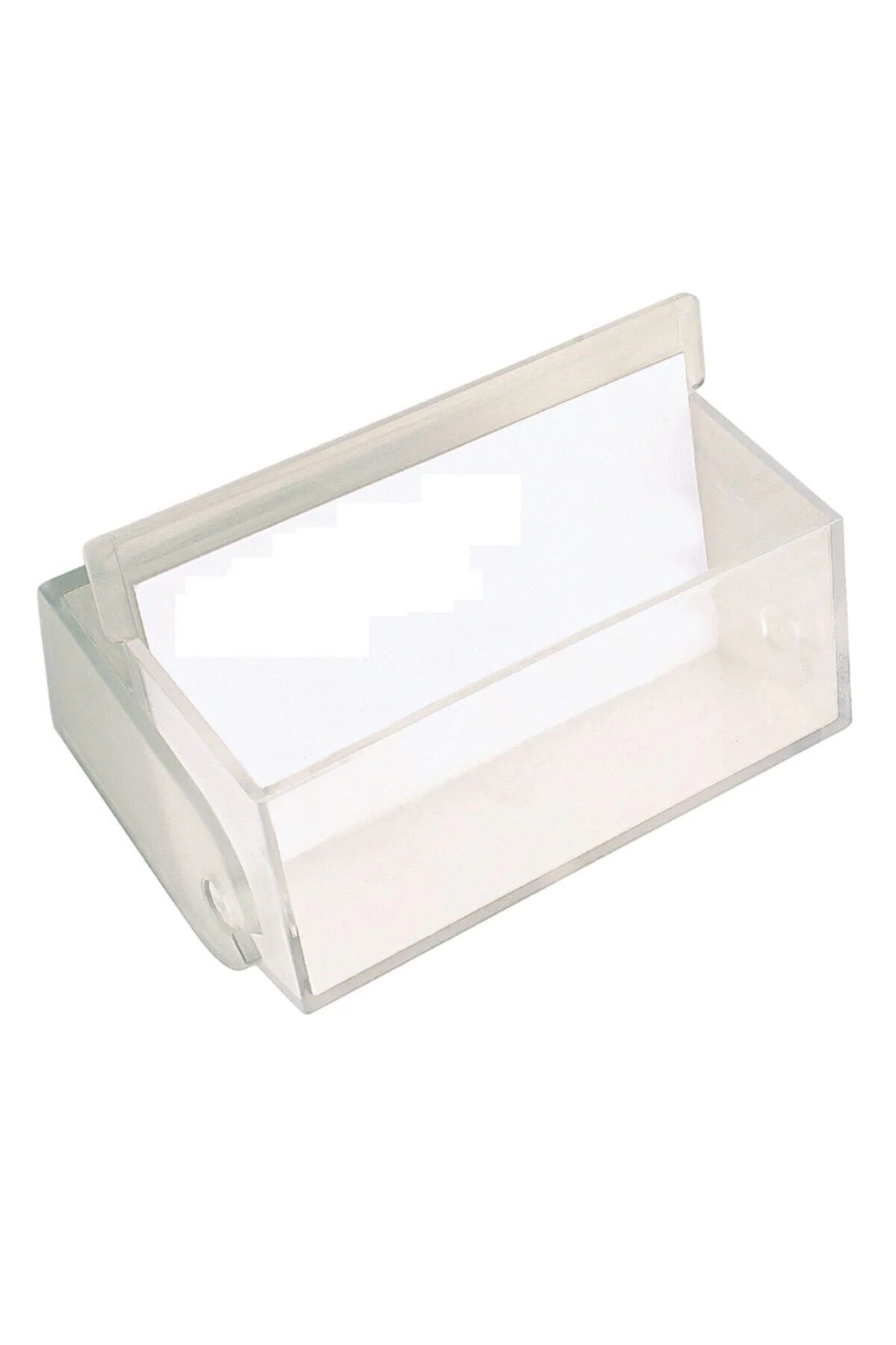 Kartvizitlik Kapaklı Şeffaf Kapaklı Masaüstü Kartvizitlik