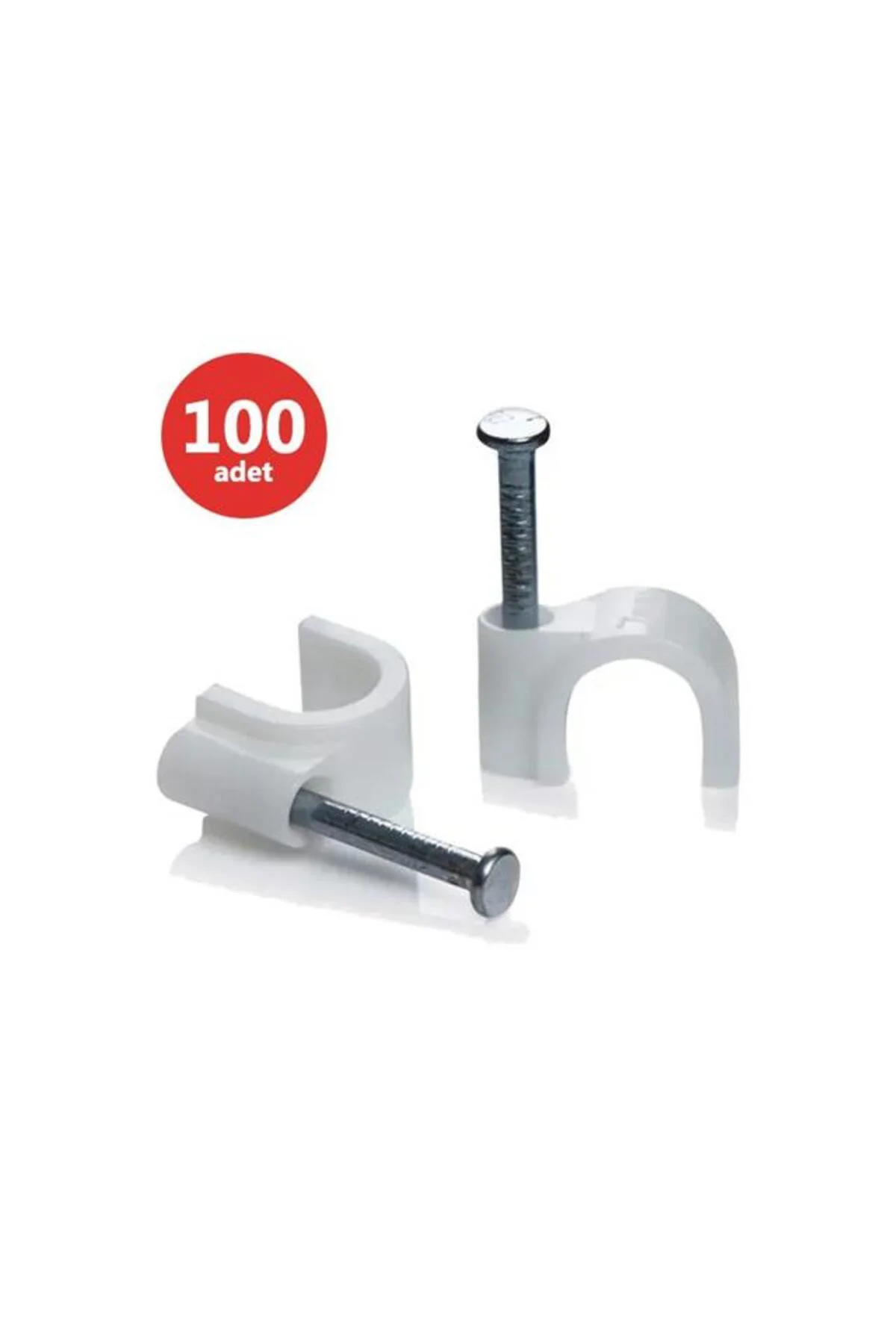 Karya 8 Numara 25 Mm Çelik Çivili Kroşe (100'Lü Paket)