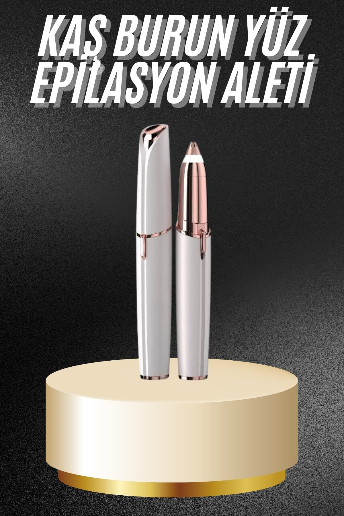 Teknorot Kaş Bıyık Tüy Epilasyon Aleti Pilli Yüz Kaş Epilatör Kıl Tüy Alma