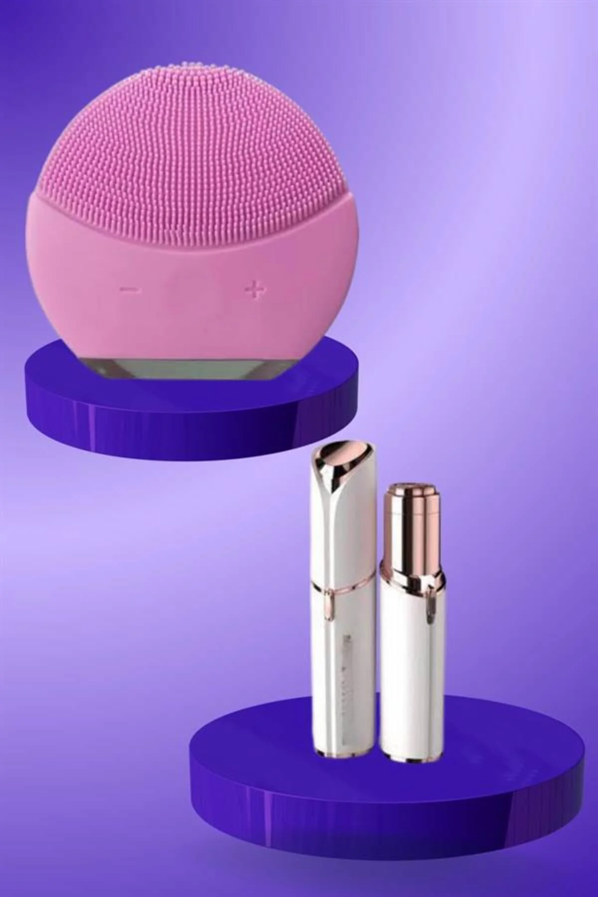 KAŞ BIYIK VE YÜZ EPİLASYON ALETİ VE TİTREŞİMLİ YÜZ TEMİZLEME MASA