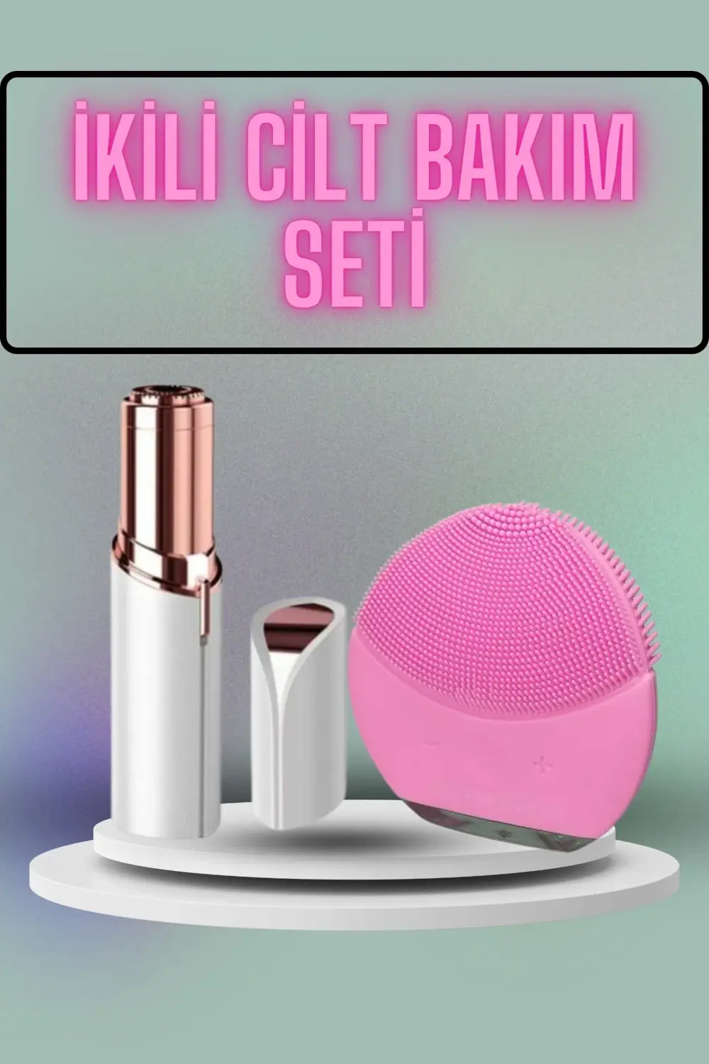 KAŞ BIYIK VE YÜZ EPİLASYON ALETİ VE TİTREŞİMLİ YÜZ TEMİZLEME MASA